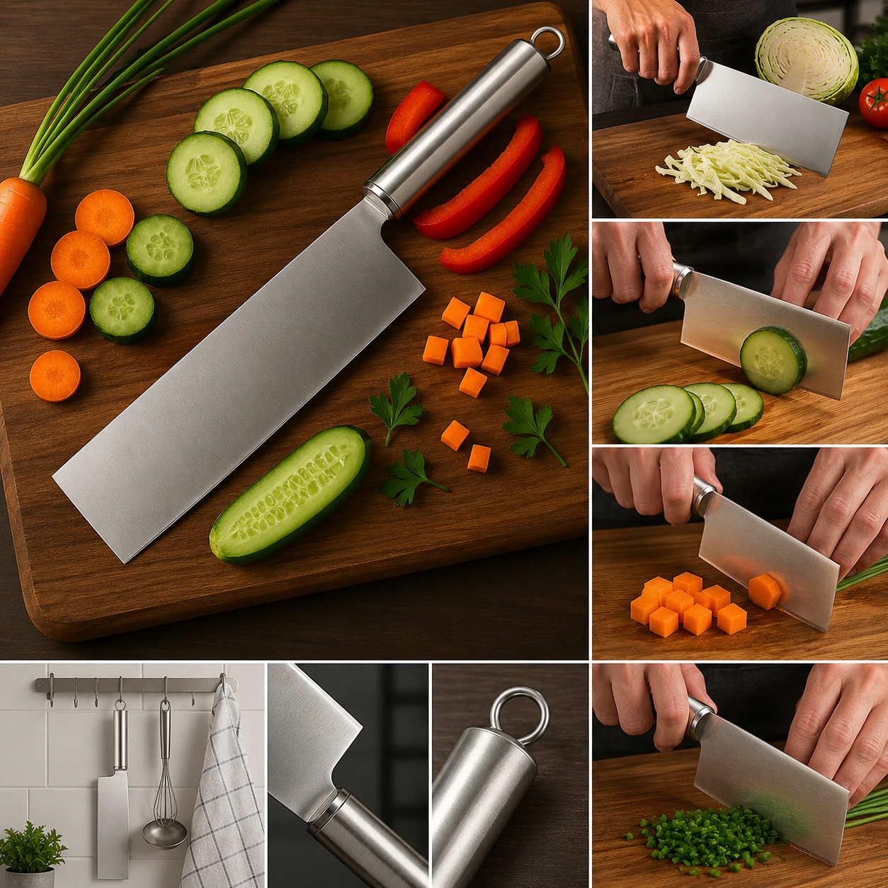 vegetable cleaver knife ultra-sharp